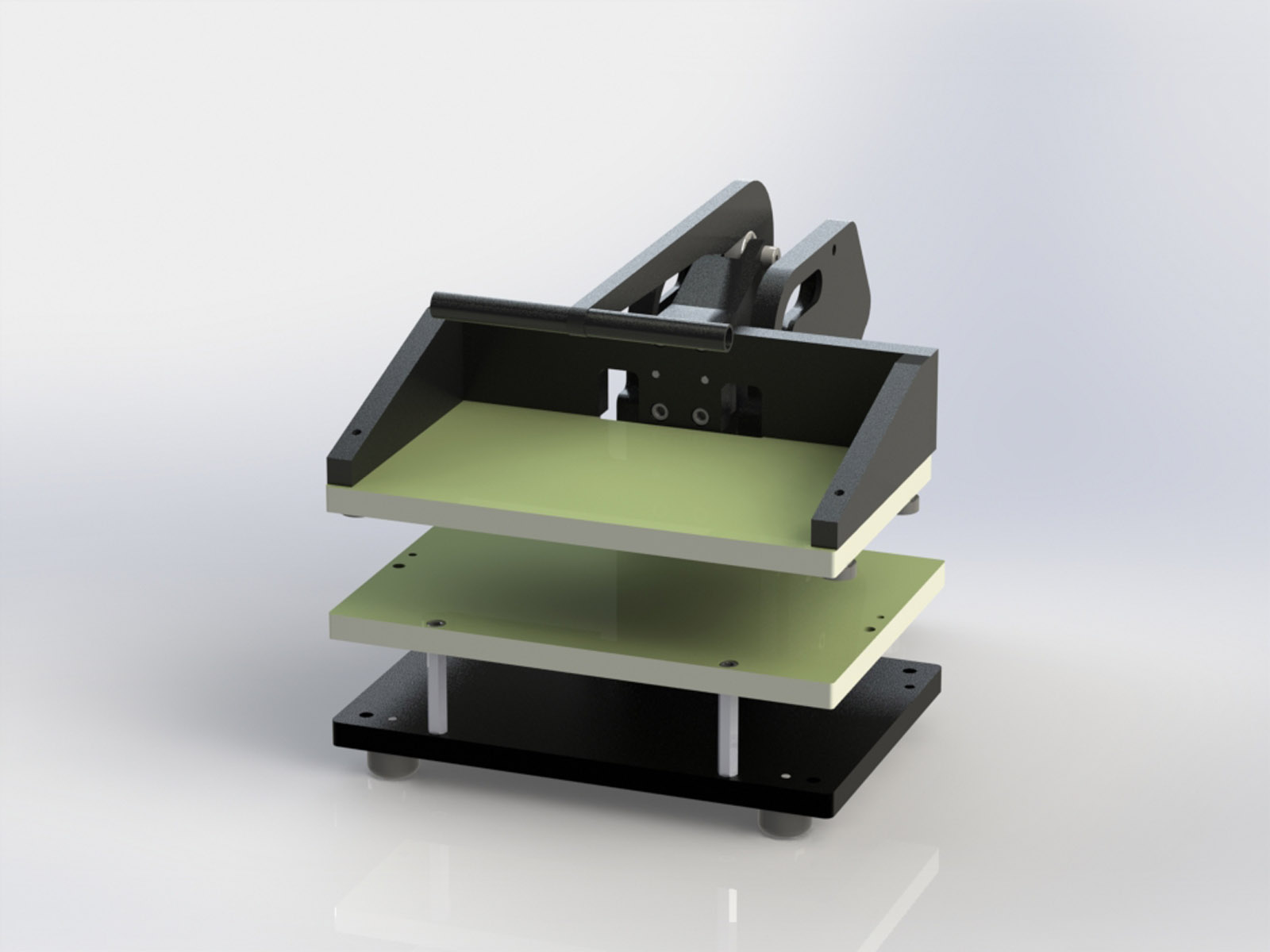 Flip Top Mechanical Press 7540 Closed Front View