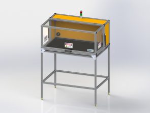 Hipot Electrical Safety Enclosure with Stand SE3624ST - Closed Front View