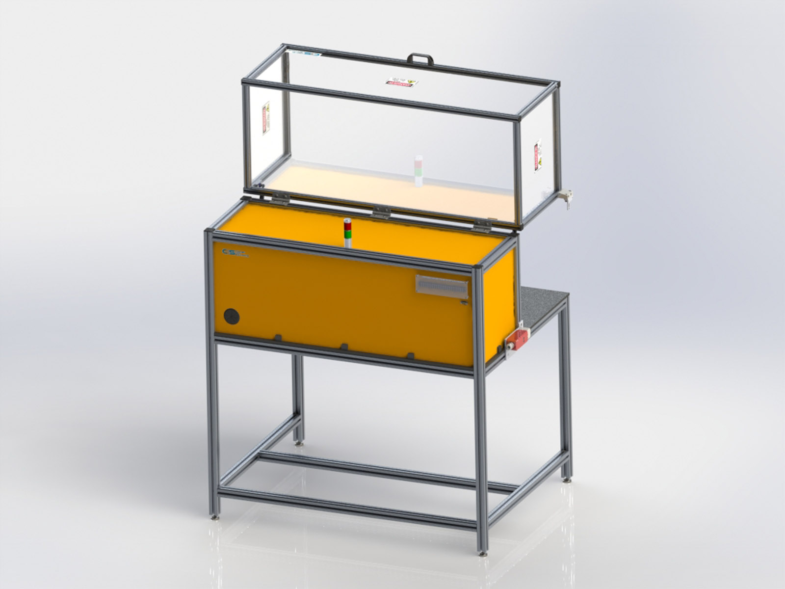 Hipot Electrical Safety Enclosure SE4836XL - Open Back View