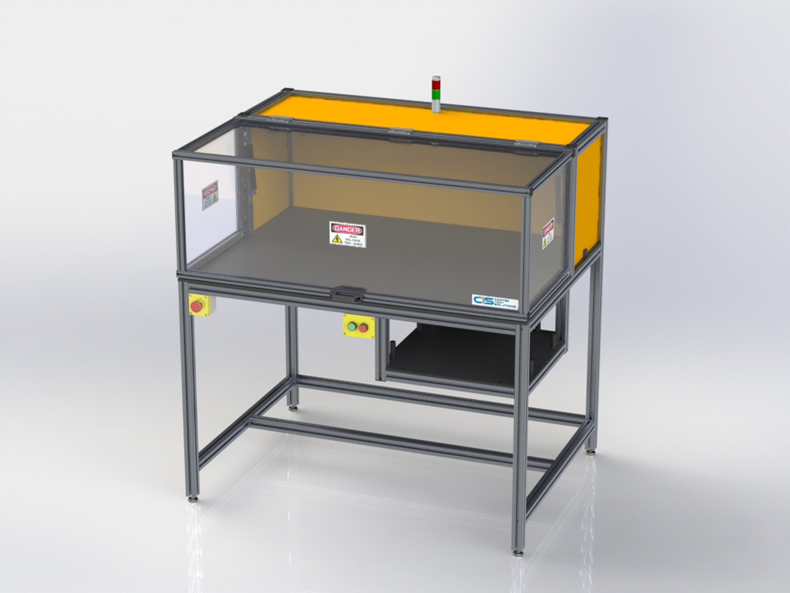 Hipot Electrical Safety Enclosure SE4836XL - Closed Front View