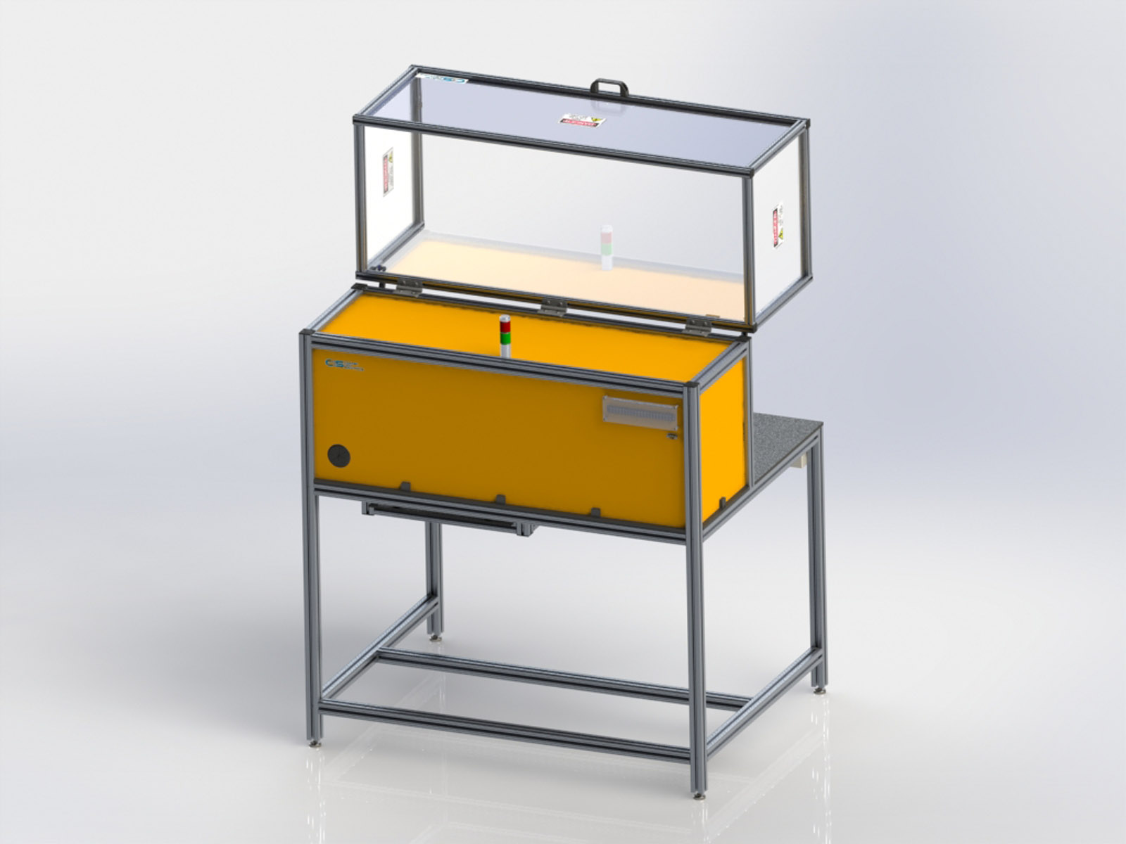 Hipot Electrical Safety Enclosure SE4836XL - Open Back View