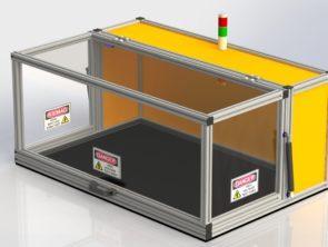 Isometric View Hipot Electrical Safety Enclosure