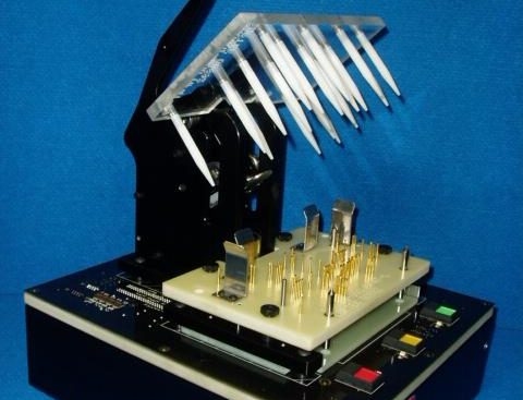 Custom Test Fixture Flip Top Press - 7540
