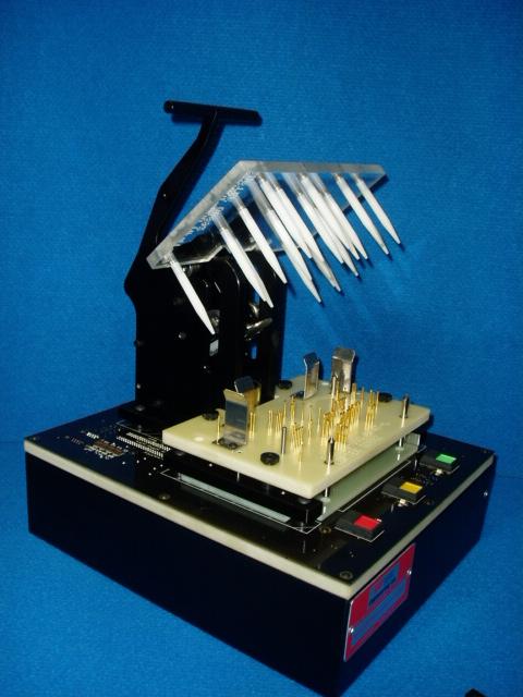 Custom Test Fixture Flip Top Press - 7540